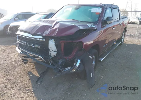 2020 Ram 1500 Big Horn 4X4 5'7 Box from USA, damaged, VIN 1C6SRFFT5LN148694